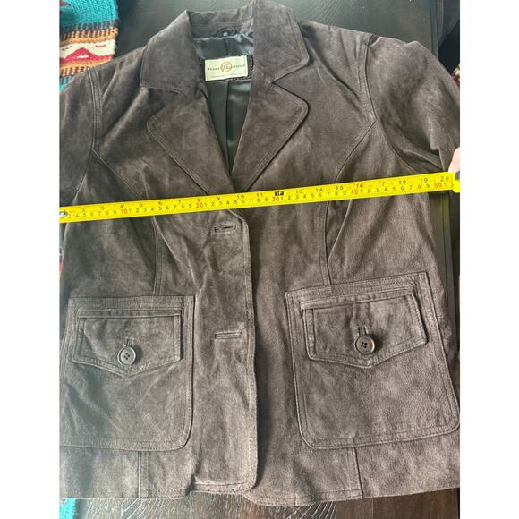 Vintage Wilson Leather suede jacket men’s size 40 / Medium NWT 90s Y2K preppy - Picture 13 of 16